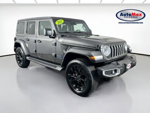 Used 2025 Jeep Wrangler Sahara 4xe image 1