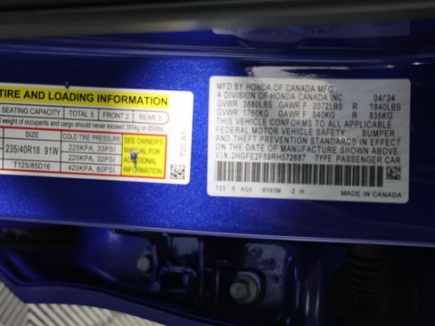 Used 2024 Honda Civic Sport image 28