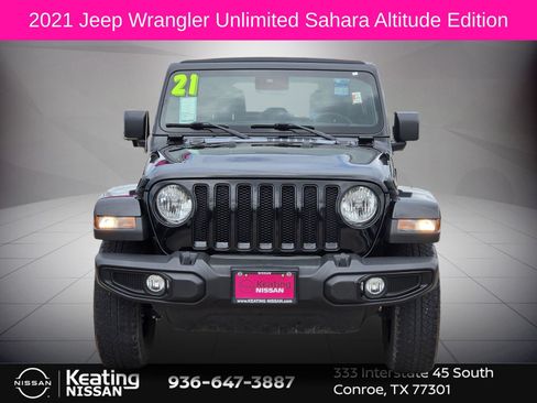 Used 2021 Jeep Wrangler Unlimited Sahara AWD/4WD image 2
