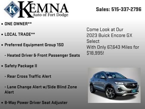 Used 2023 Buick Encore GX Select w/ Safety Package II image 7