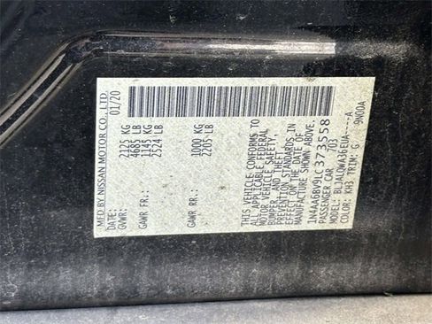 Used 2020 Nissan Maxima 3.5 S w/ Floor Mat Group image 28