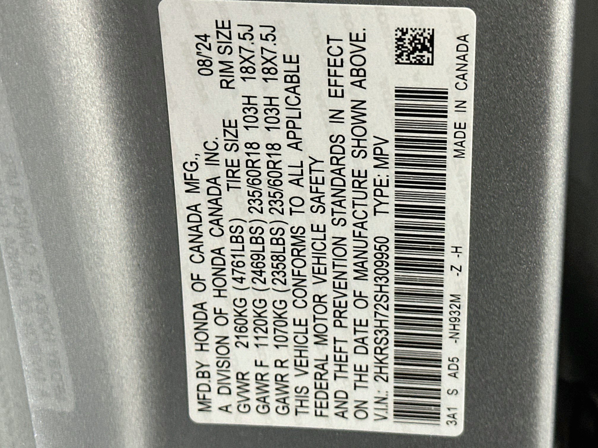 Used 2025 Honda CR-V EX-L image 12