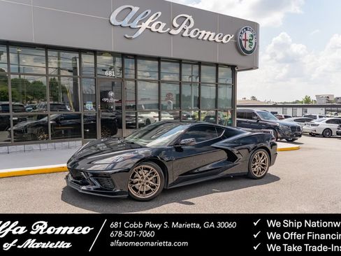 Used 2024 Chevrolet Corvette Stingray Preferred Cpe w/ Z51 Performance Package RWD image 1