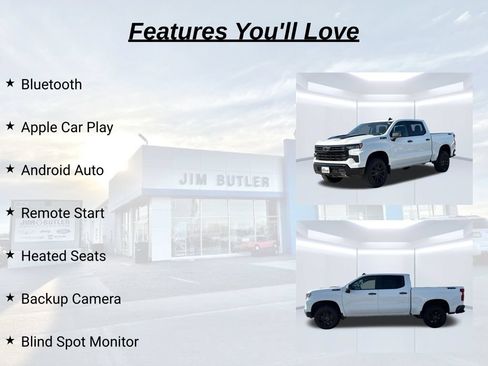 Used 2024 Chevrolet Silverado 1500 LT Trail Boss w/ Dark Appearance Package AWD/4WD image 10
