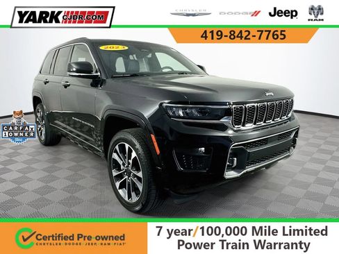 Certified 2023 Jeep Grand Cherokee Overland w/ Luxury Tech Group IV AWD/4WD image 1