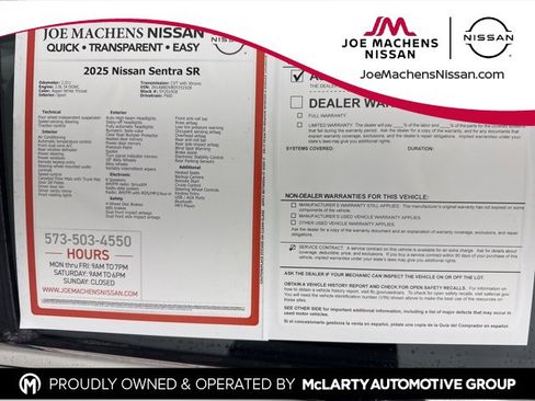 Certified 2025 Nissan Sentra SR image 31