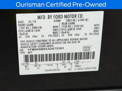 Used 2018 Ford Explorer 4WD image 32
