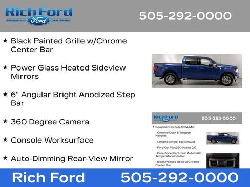 Certified 2025 Ford F150 XLT w/ Equipment Group 302A MID AWD/4WD image 45