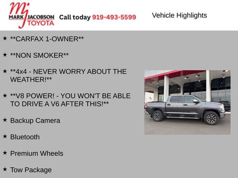 Used 2017 Toyota Tundra SR5 w/ SR5 Upgrade Package image 5