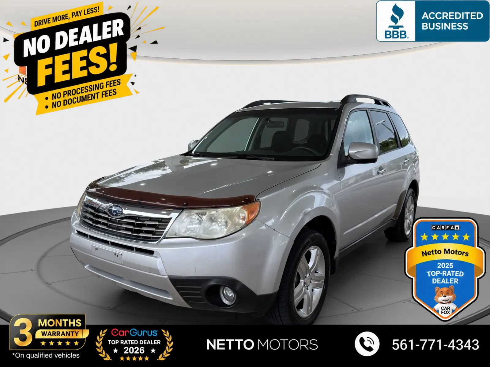 Used 2010 Subaru Forester 2.5X Premium w/ Popular Equipment Group 1B AWD/4WD image 1