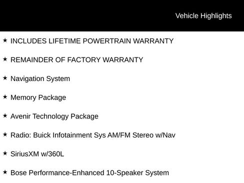 Used 2023 Buick Enclave Avenir w/ Avenir Technology Package FWD image 10