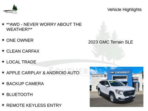 Used 2023 GMC Terrain SLE w/ Driver Convenience Package AWD/4WD image 9
