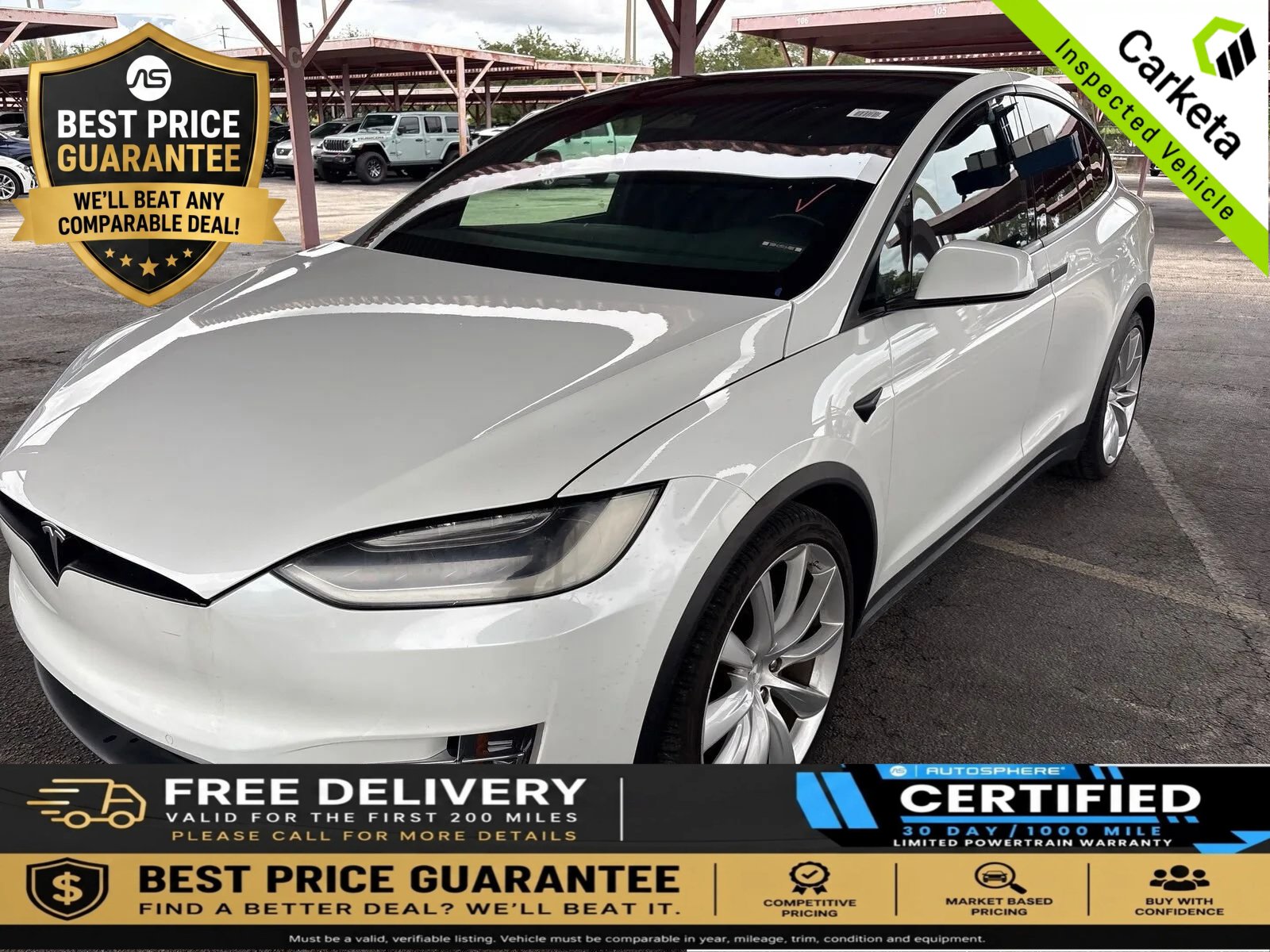 Used 2018 Tesla Model X 75D AWD/4WD image 1