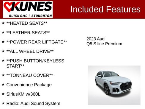 Used 2023 Audi Q5 2.0T Premium w/ Convenience Package AWD/4WD image 3