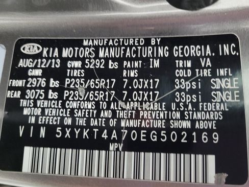 Used 2014 Kia Sorento LX w/ LX V6 Convenience Package FWD image 33