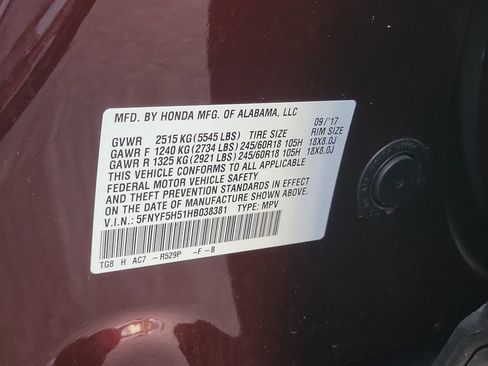 Used 2017 Honda Pilot EX-L image 30