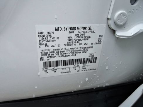 Used 2020 Ford Explorer XLT w/ Equipment Group 202A RWD image 37