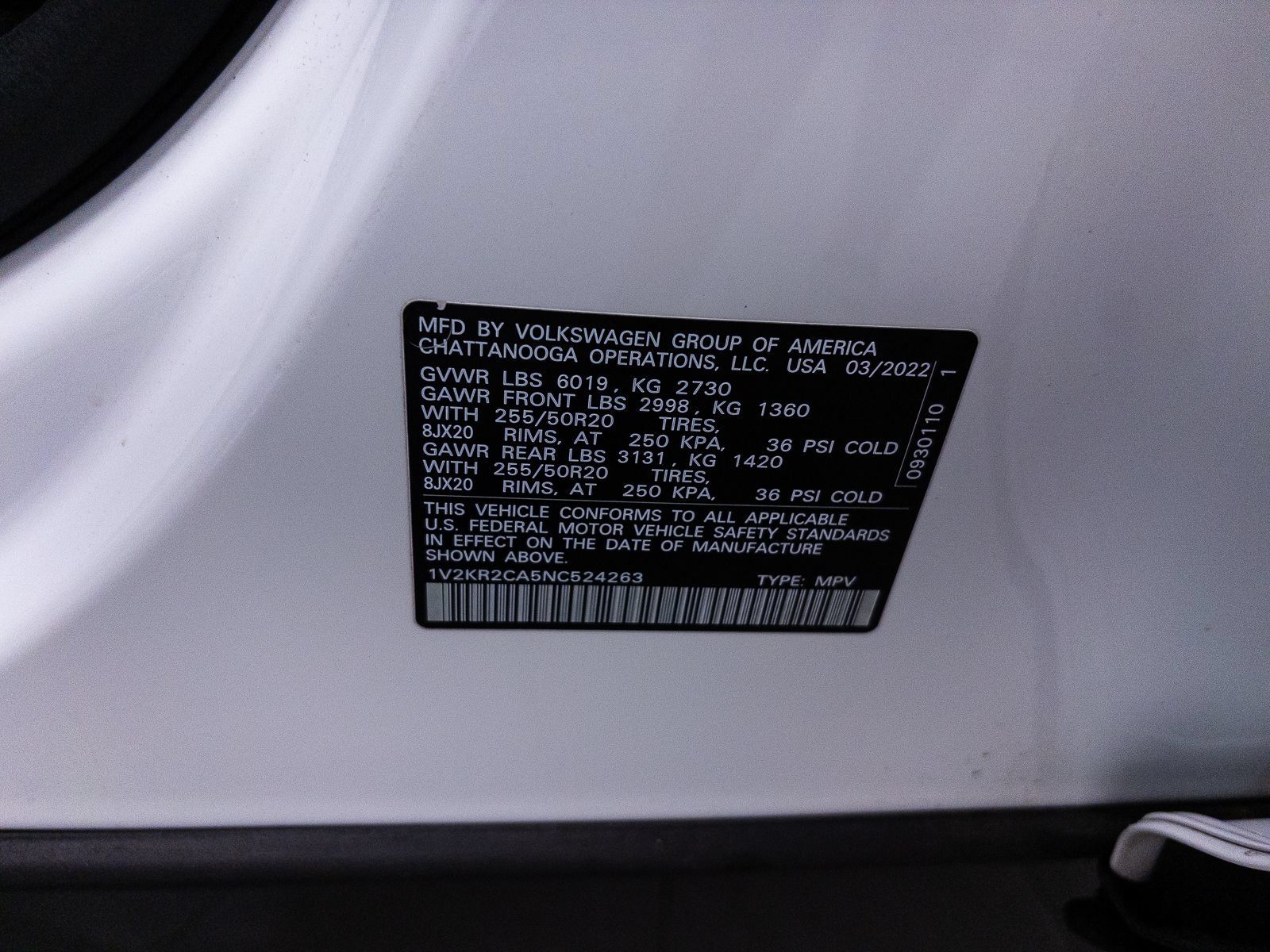 Used 2022 Volkswagen Atlas SE AWD/4WD image 39