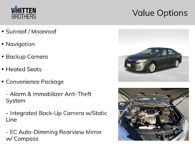 Used 2012 Toyota Camry XLE w/ Leather Pkg FWD image 4