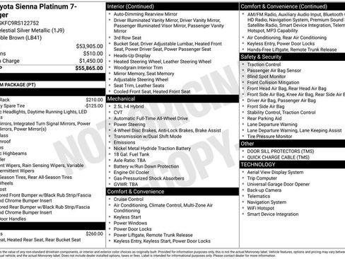 Used 2024 Toyota Sienna Platinum image 6