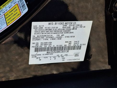 Used 2019 Ford EcoSport SE w/ SE Convenience Package FWD image 28