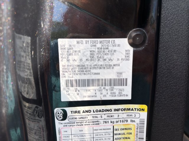 Used 2012 Ford F150 FX4 w/ FX Luxury Pkg AWD/4WD image 30