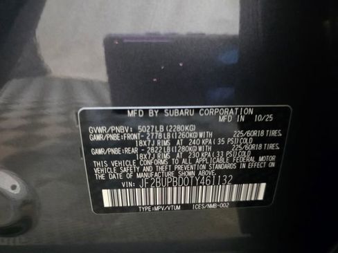 New 2026 Subaru Outback Premium image 39