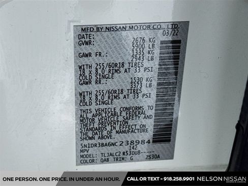 Used 2022 Nissan Pathfinder SV FWD image 31