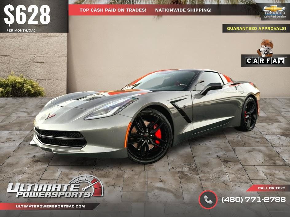 Used 2016 Chevrolet Corvette Stingray Coupe w/ Carbon Flash Badge Package RWD image 59