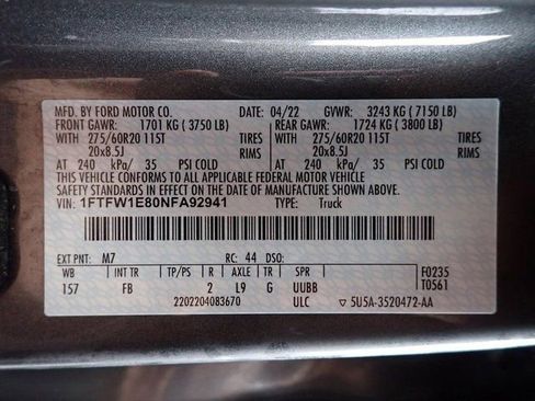 Used 2022 Ford F150 XLT w/ Equipment Group 302A High image 23