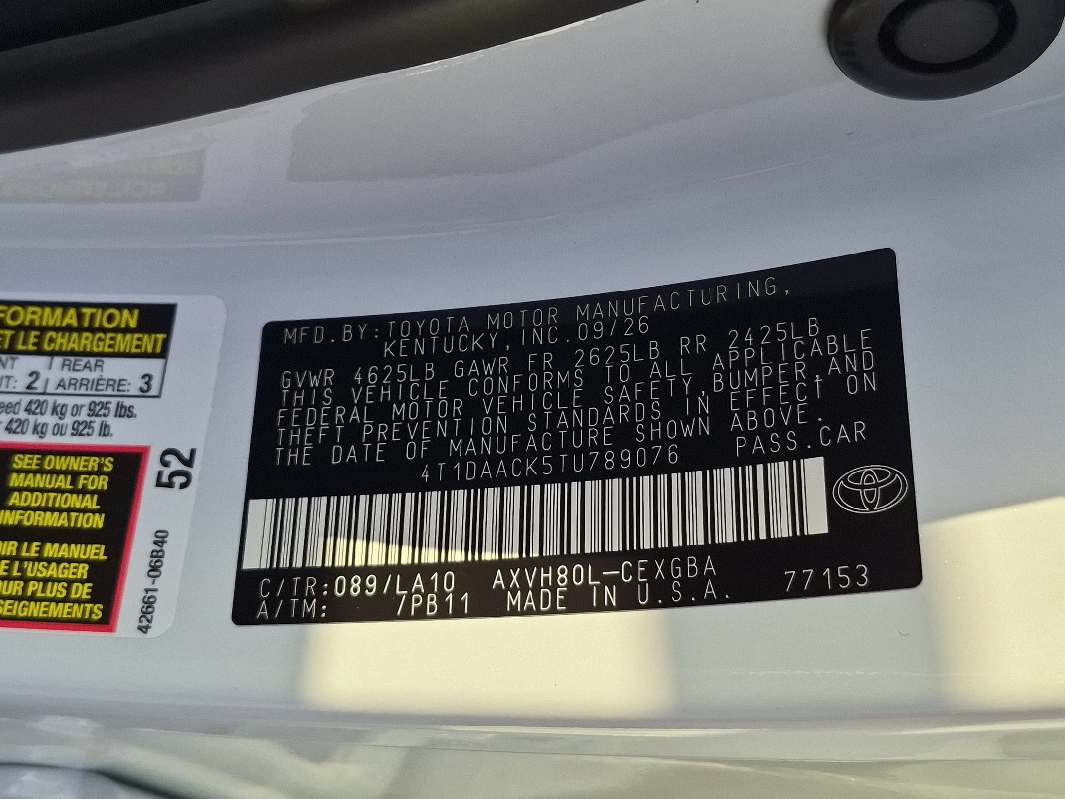 New 2026 Toyota Camry XLE w/ Premium Package FWD image 24
