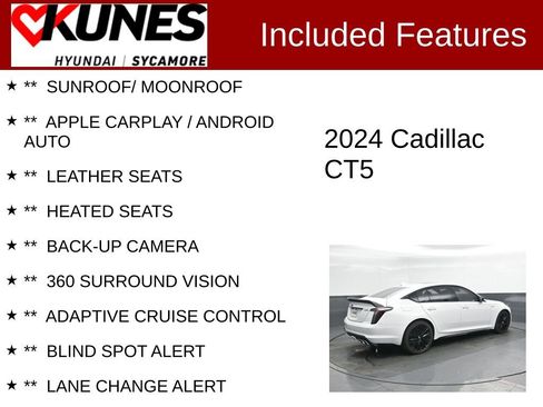 Used 2024 Cadillac CT5 V w/ Super Cruise 2 Package image 2