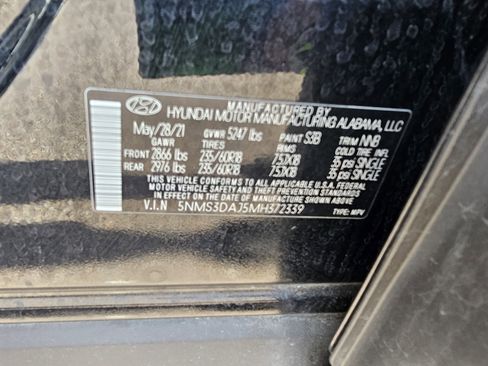 Used 2021 Hyundai Santa Fe SEL w/ Convenience + Premium Package image 36