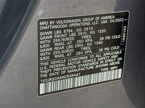 Used 2022 Volkswagen Atlas SE image 30