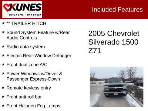 Used 2005 Chevrolet Silverado 1500 w/ Light Duty Power Package image 2