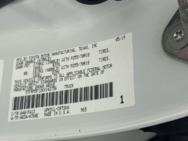 Used 2019 Toyota Tundra SR RWD image 39