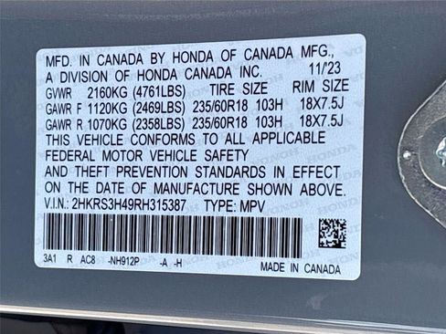 Certified 2024 Honda CR-V EX image 36