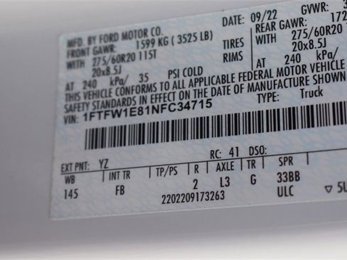 Used 2022 Ford F150 XLT w/ Equipment Group 302A High image 38