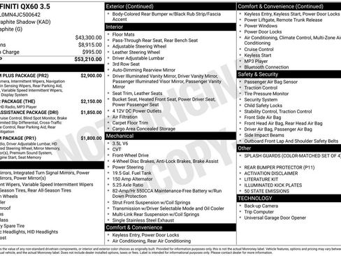 Used 2018 INFINITI QX60 w/ Premium Plus Package image 32