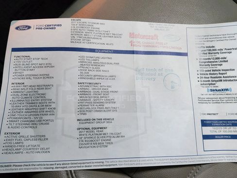 Used 2017 Ford Escape Titanium image 43