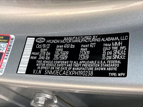 Used 2023 Hyundai Tucson Limited image 34