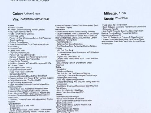 Used 2023 Maserati MC20 image 36