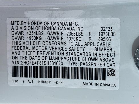 New 2025 Honda Civic Sport Touring image 39