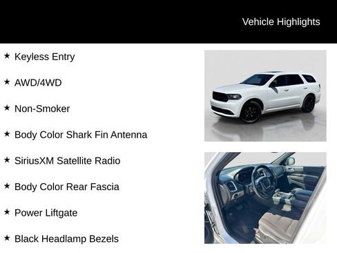 Used 2018 Dodge Durango SXT w/ Quick Order Package 2BB AWD/4WD image 23