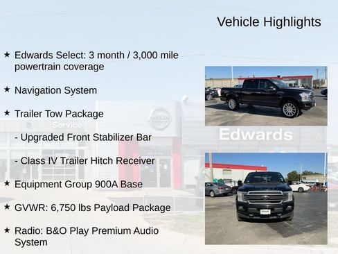 Used 2018 Ford F150 Limited w/ Trailer Tow Package AWD/4WD image 7