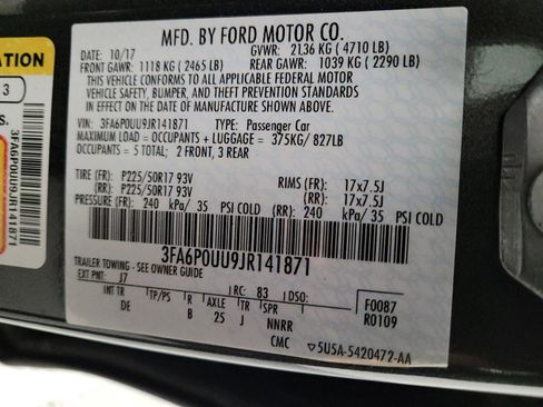 Used 2018 Ford Fusion S image 33