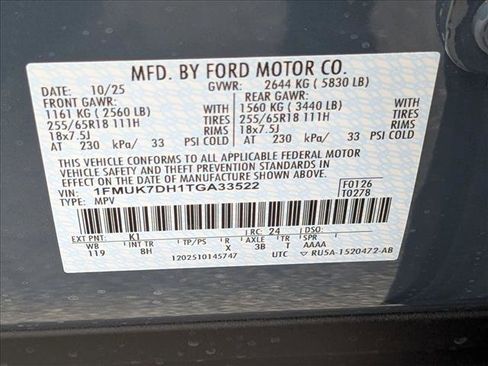 New 2026 Ford Explorer Active image 16