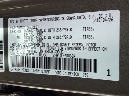 New 2026 Toyota Tacoma TRD Off-Road AWD/4WD image 27