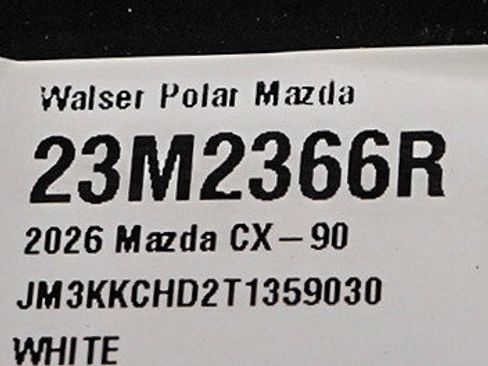 Certified 2026 MAZDA CX-90 3.3 Turbo w/ Premium Sport Pkg AWD/4WD image 34