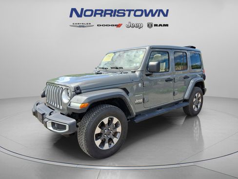 Certified 2022 Jeep Wrangler Unlimited Sahara w/ LED Lighting Group AWD/4WD image 3